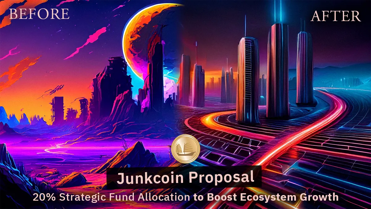 Junkcoin Proposes 20% Strategic Fund Allocation to Boost Ecosystem Growth